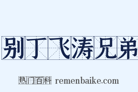 别丁飞涛兄弟是什么意思的图片